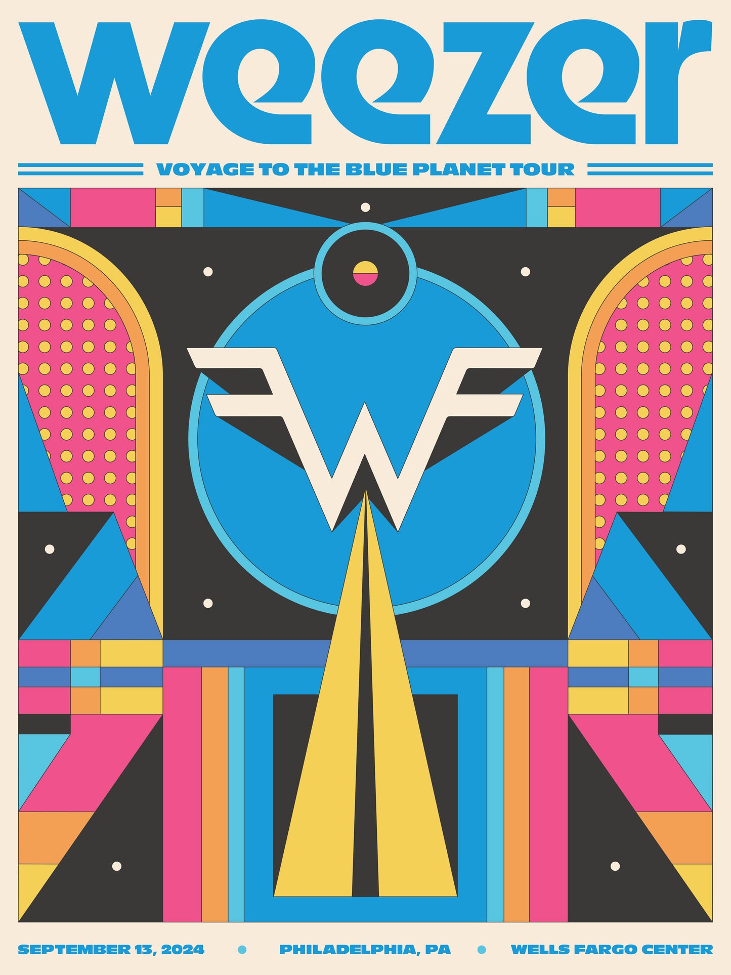 (LIGHTLY DAMAGED) Weezer - Philadelphia 2025 | Digital Print