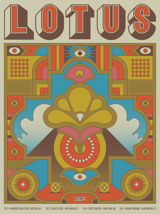 Lotus Fall Tour 2024 Artist Print (Non-Foil)